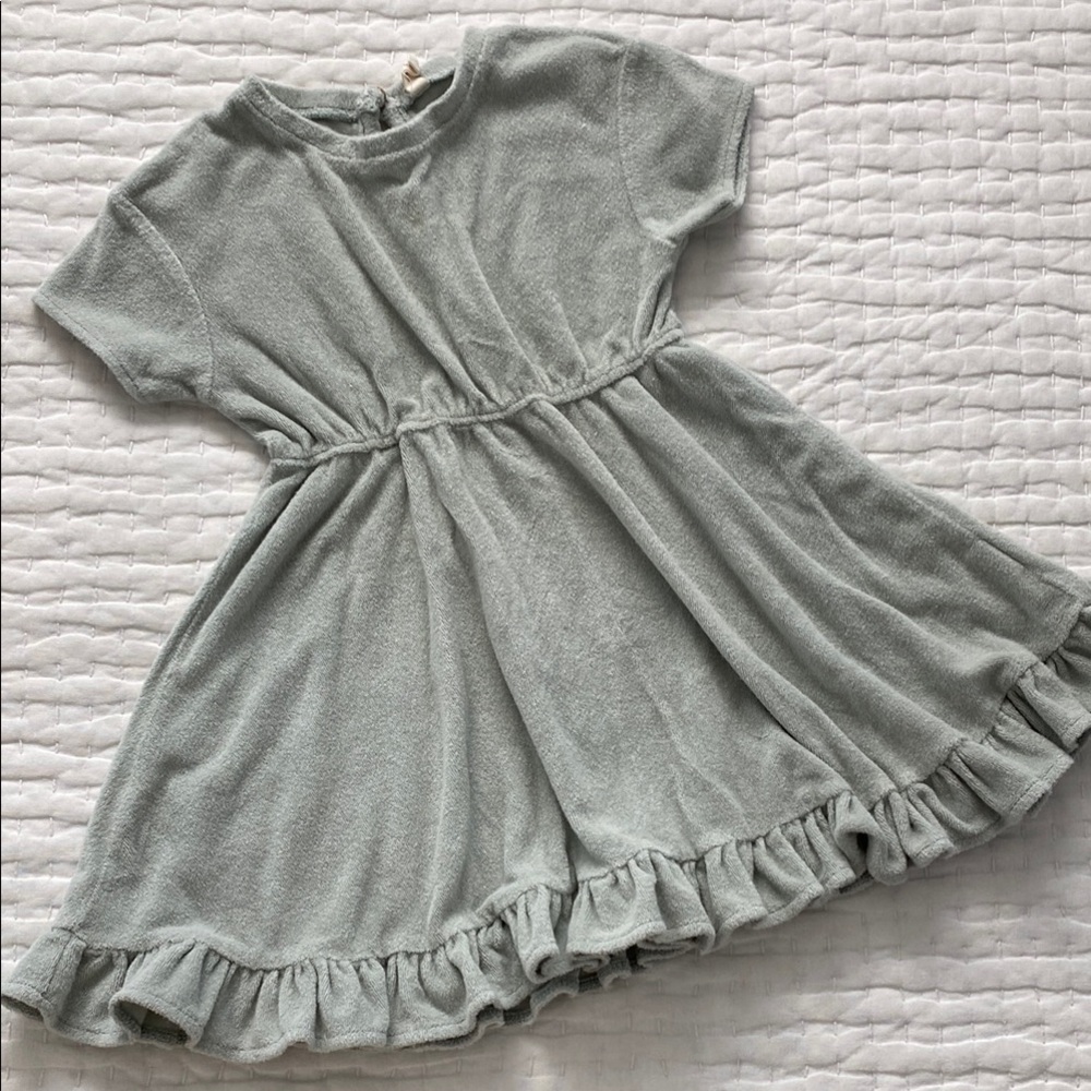 Quincy Mae Ruffled Terry Sundress